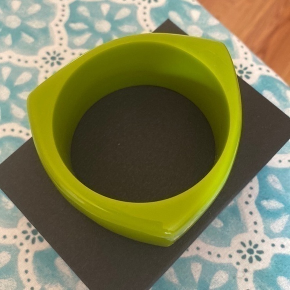 Retro chunky green bracelet